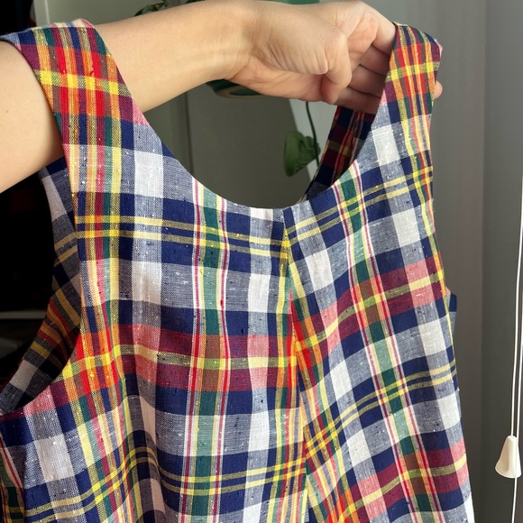 Vintage 60s summer linen dress - Picture 4 of 10